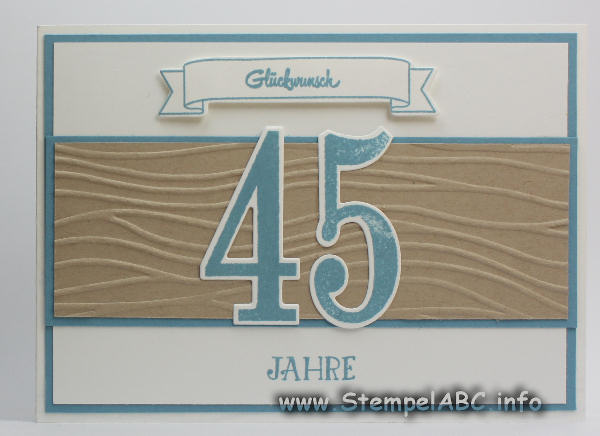 Jubilaum 45 Jahre Stempel Abc