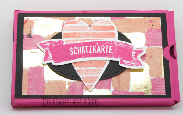 Schatz-Karten Verpackung vom Workshop