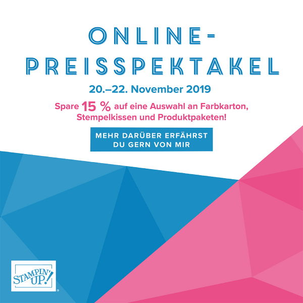 Online-Preisspektakel von Stampin’ Up!